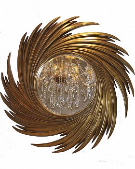 Зеркало в раме "Свирл" 20C. Gold/08 Зеркало в раме "Свирл" 20C. Gold/08